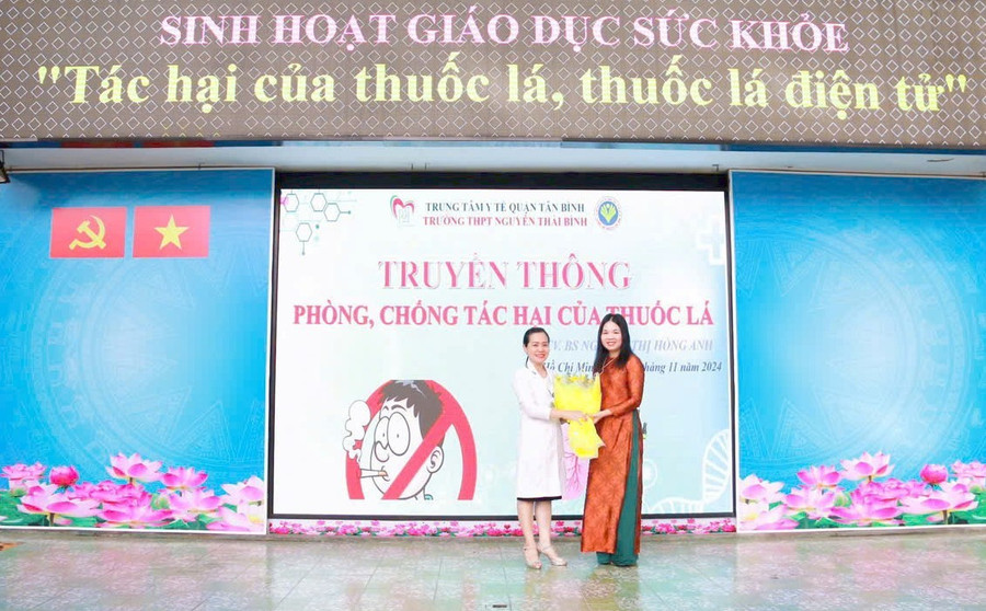 Nói không với thuốc lá trong trường học